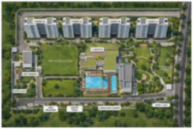 Master plan layout for Eleva By Hiranandani luxury villas